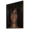 Designart - Portrait of African American Woman II - Modern Print on Natural Pine Wood